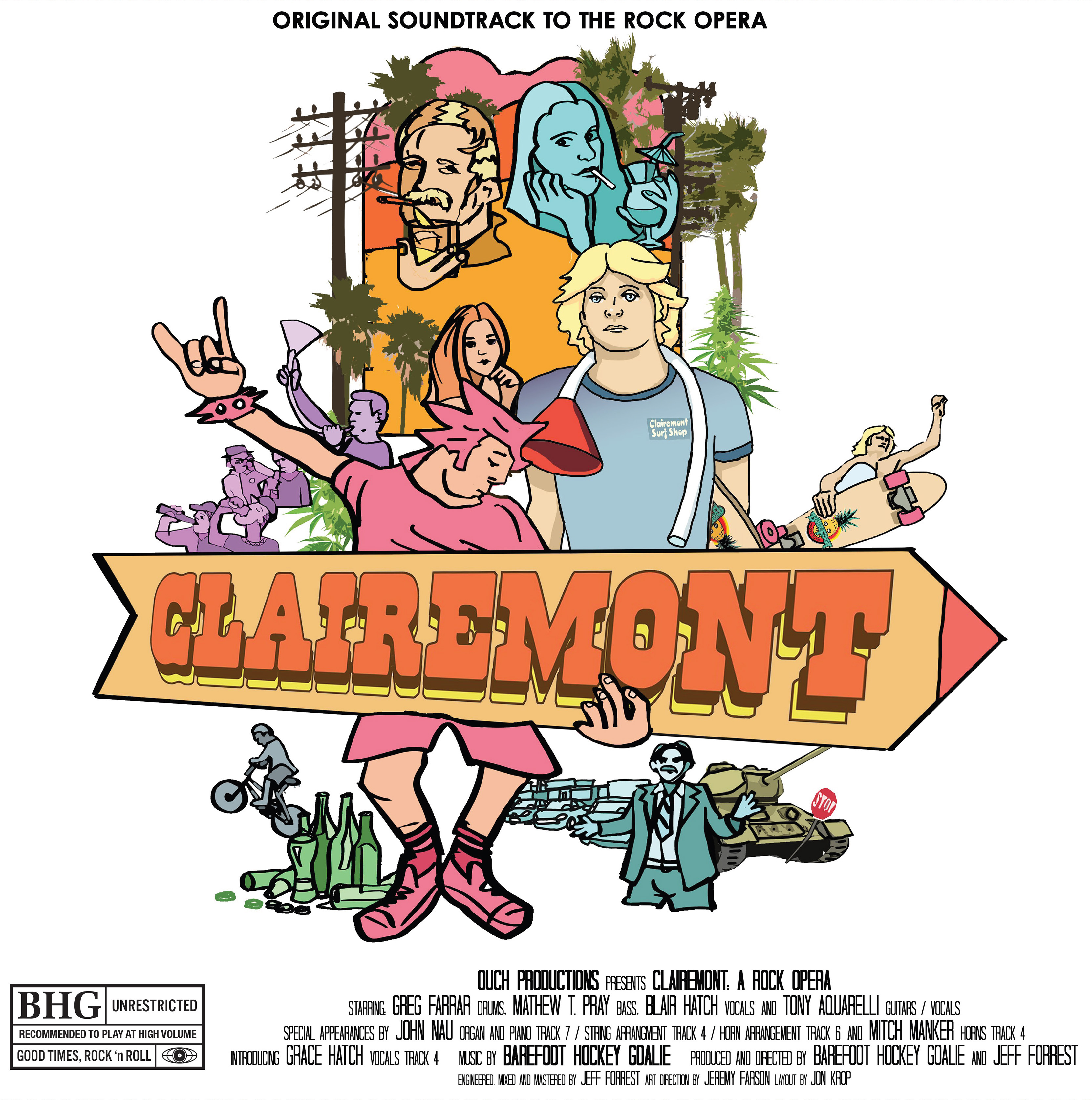 Barefoot Hockey Goalie — Clairemont album cover